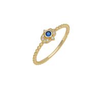 Latelita Hamsa Hand Sapphire Ring Gold - Q (US Size 8)
