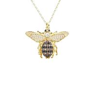 LATELITA Honey Bee Pendant Necklace Gold