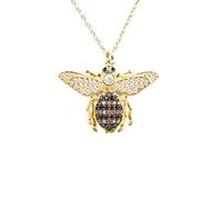 LATELITA Honey Bee Pendant Necklace in Gold (Adjustable 40-45cm)