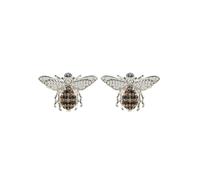 Latelita Honey Bee Stud Earrings Silver