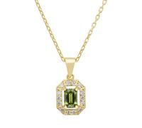 Latelita Whistledown Gemstone Pendant Necklace Peridot Gold