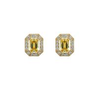 Latelita Whistledown Gemstone Stud Earrings Citrine Gold