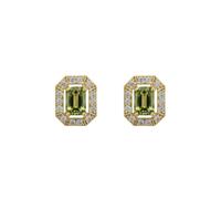 Latelita Whistledown Gemstone Stud Earrings Peridot Gold