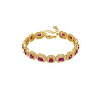 Latelita Whistledown Ruby Gemstone Bracelet Gold