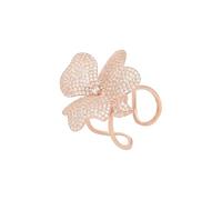 Latelita Women's Flower Cocktail Ring Rosegold in White Latelita White One Size