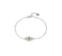 Latelita Women's Hamsa Hand With Evil Eye Bracelet Silver Latelita Silver One Size