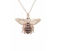 Latelita Women's Honey Bee Pendant Necklace Rosegold in White Latelita White One Size