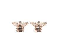 Latelita Women's Honey Bee Stud Earrings Rosegold in White Latelita White One Size