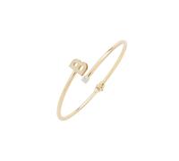 Latelita Women's Initial Bangle Gold B Latelita Gold One Size