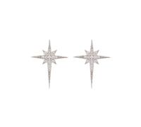 Latelita Women's North Star Small Stud Earrings Silver in White Latelita White One Size