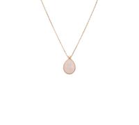 Latelita Women's Petite Drop Necklace Rosegold Rose Quartz in Pink Latelita Pink One Size