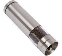 Latent Epicure Electric Salt and Pepper Grinder (Single) - Battery Operated, Stainless Steel Salt & Pepper Shaker or Spice Grinder with Adjustable Fine & Coarseness, One Handed Operation & LED Light