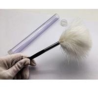 Latent Fingerprint Development and Lifting, White Feather Duster Forensic Brushes, Excellent Use with all non-magnetic fingerprint powders
