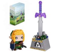 Latephiy The Master Sword Building Kit with Link Action Figures Building Set, 2 in1 Micro Hyrule Building Blocks Set, Birthday Party Decorations Supplies, Gifts for Fans Kids Adults