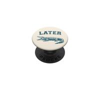 Later Alligator Funny Crocodile Pun Reptile Saying PopSockets Adhesive PopGrip