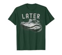 Later Alligator Funny Gator Joke Funny Alligator Saying Pun T-Shirt