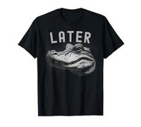 Later Alligator Funny Gator Joke Funny Alligator Saying Pun T-Shirt