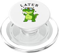 Later Alligator funny mens womens kids cute gator dinosaur PopSockets PopGrip for MagSafe