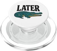 Later Alligator - Funny Vintage Gator Joke Saying PopSockets PopGrip for MagSafe