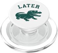 Later Alligator - Funny Vintage Gator Joke Saying PopSockets PopGrip for MagSafe