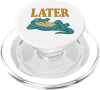 Later Alligator - Funny Vintage Gator Joke Saying PopSockets PopGrip for MagSafe