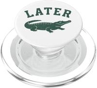Later Alligator - Funny Vintage Gator Joke Saying PopSockets PopGrip for MagSafe