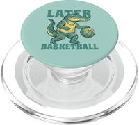 Later Funny Alligator Meme Men Kids Coach Basketball Graphic PopSockets PopGrip for MagSafe