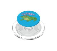 Later Gator Cool Alligator Sunglasses Later Gator PopSockets PopGrip for MagSafe
