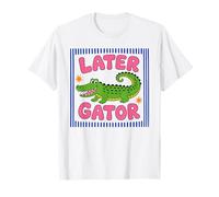 Later Gator - Funny Cute Alligator Retro Kids Teacher Humor T-Shirt