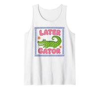 Later Gator - Funny Cute Alligator Retro Kids Teacher Humor Tank Top