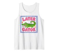 Later Gator - Funny Cute Alligator Retro Kids Teacher Humor Tank Top