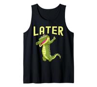 Later Gator Funny Pun Alligator Crocodile Tank Top