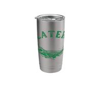 Later Gator Funny Swampy Florida Distressed Text Stainless Steel Insulated Tumbler