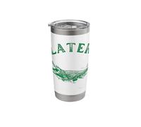 Later Gator Funny Swampy Florida Distressed Text Stainless Steel Insulated Tumbler