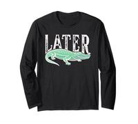 Later Gator Retro Alligator Graphic Long Sleeve T-Shirt