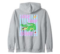 Later Kinder Grader Alligator School Graduate Zip Hoodie