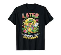 Later School’s Out for Summer Miami Vacation Alligator Kids Value Graphic T-Shirt