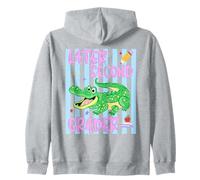 Later Second Grader Alligator School Promotion Zip Hoodie