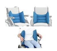 Lateral Support for Wheelchair Back Support Cushion for Pressure Relief Folding Pads Improving Better Posture Sitting Assist Wedge for Elderly Disabled Stroke Patients in Recliner Wheelchair (Blue)