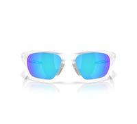 Oakley Lateralis Glasses Matte Clear with Prizm Sapphire lenses