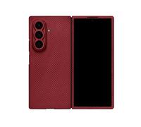 Latercase | Compatible with Galaxy Z Fold 7 | Crimson, Durable Phone Case | 0.6mm Thin Aramid Fiber, 20g, Precision Lasercut, Full Camera Protection, Nonslip Matte Finish