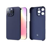 Latercase | Compatible with iPhone 16 Pro Max | Willy Blue | Durable iPhone 16 Pro Max Phone Case | 0.6mm Thin Aramid Fiber, 10 Grams, Precision Lasercut, Full Camera Protection, Nonslip Matte Finish