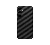 Latercase for Galaxy S25+ | Ultra-Thin 0.6mm Aramid Fiber Case | Lightweight 10g Slim Protective Cover | Wireless Charging Compatible | Matte Non-Slip Grip | Carbon Fiber Weave