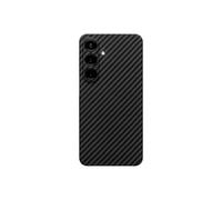 Latercase for Galaxy S25 | Ultra-Thin 0.6mm Aramid Fiber Case | Lightweight 10g Slim Protective Cover | Wireless Charging Compatible | Matte Non-Slip Grip | Carbon Fiber Weave