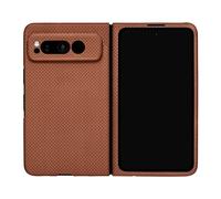 Latercase | Pixel Fold Case | Coffee | Durable Thin Phone Case | 0.6mm Aramid Fiber, Precision Lasercut, Full Camera Protection, Nonslip Matte Finish | Compatible with Pixel Fold
