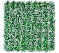 LATERN 10M Christmas Tinsel Garland, Green Color Metallic Tinsel Chunky Glittering Tinsel Thick Shiny Garland with Frost Tip for Christmas Tree Winter Wedding Birthday Holiday Party Decoration