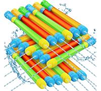 LATERN 12Pcs Water Pistols for Kids, 42CM Mixed Colors Plastic Water Pistol Beach Toy Squirt Gun Water Blaster for Summer Pool Garden Outdoor Water Party Favors (3 Colors)