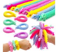 LATERN 40Pcs Fidget Stretchy Strings, 20CM Dinosaur Sensory String Toys Calming Noodles Stretchy String for Kids and Adults Against Anxiety, Fidgeting, Children's Day, Birthday Gifts, Party Favors