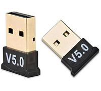 Latest Bluetooth 5.0 USB Adapter for PC Desktop, Wireless Transmitter Dongle for Windows 11/10/8.1/7 Computer Laptop, Plug & Play, Pair w/Bluetooth Headset Speaker Keyboard Mouse Printers