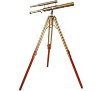 Latest Brass Antique Telescope with Tripod Solid Article Marine Lovers Nautical Sailor High Magnification